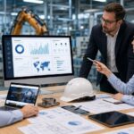 Équipe élaborant une stratégie de marketing B2B industriel